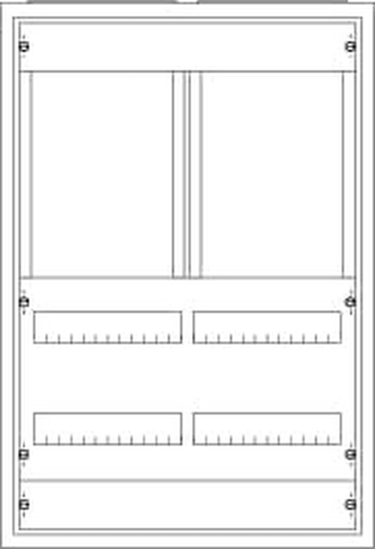 Armoire ComfortLine A — 4 rangées — IP44 — 800 × 550 mm — image 1