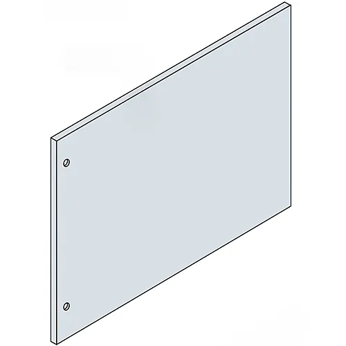 Plastron plein — armoire ArTu L — 300×300 mm — IP43 — image 1