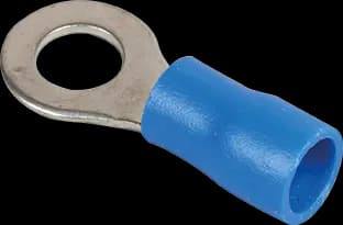 Cosse à œil isolée — 1,5-2,5 mm² — vis M6 — bleue — boîte de 50 — image 1