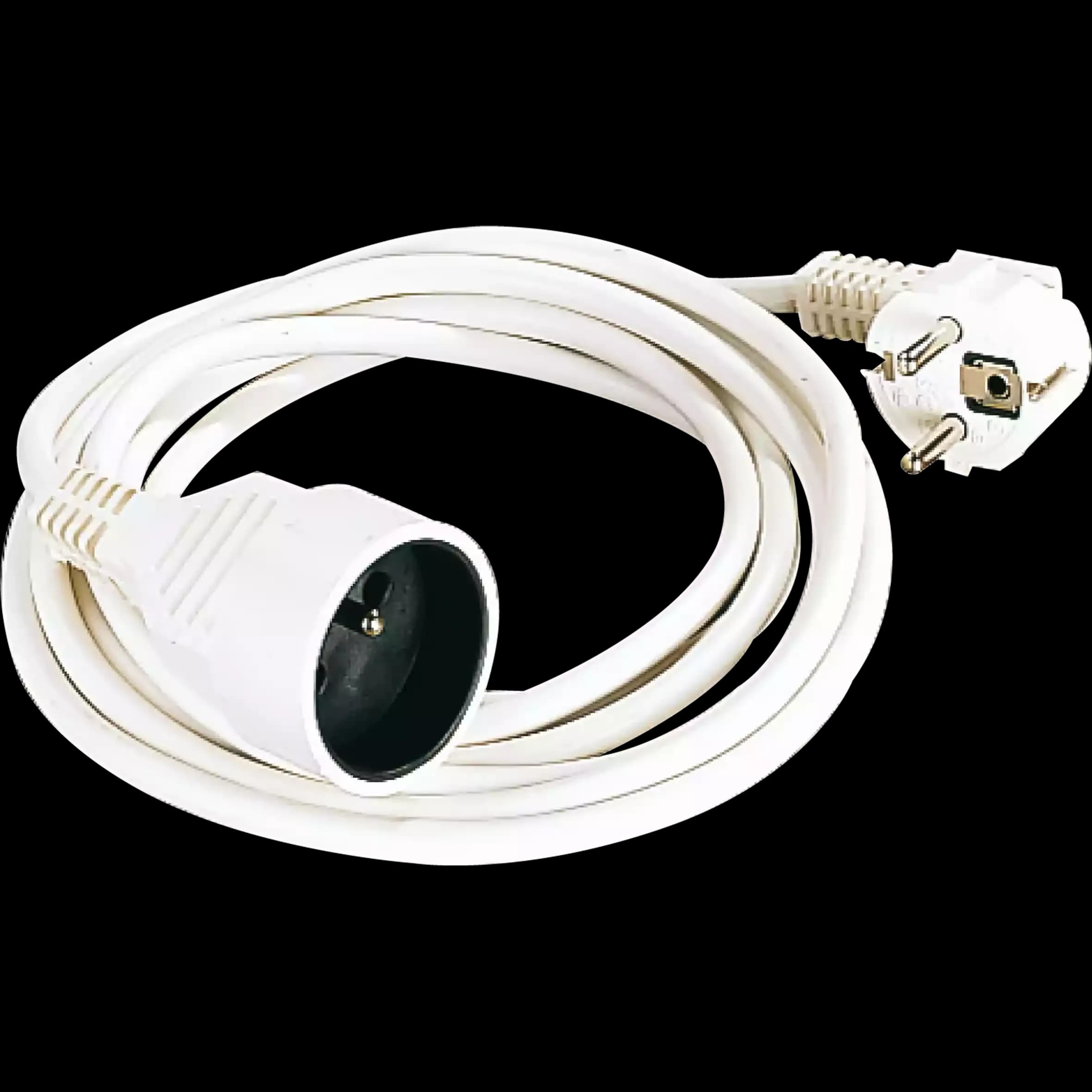Prolongateur 2P+T 16 A — 3 m — 3G1,5 mm² — blanc — image 1