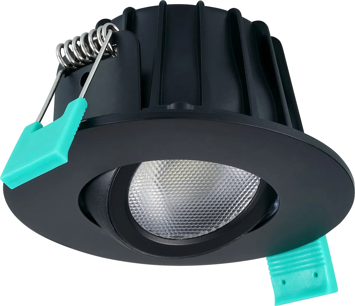 Spot LED encastré IP65 — 5,4 W — 530 lm — 3 CCT — orientable — dimmable — noir — image 1