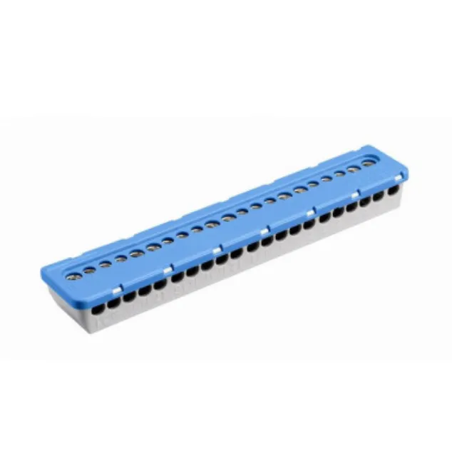 Bornier neutre — coffrets Mistral — 9 sorties × 16 mm² + 12 sorties × 6 mm² — à vis — image 1