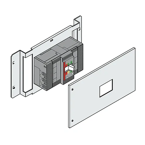 Kit de montage horizontal — disjoncteur Tmax XT2 3/4P — armoire ArTu L — L=600 mm — image 1