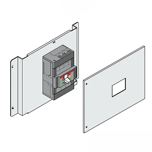Kit de montage vertical XT4 — armoire ArTu L — largeur 600 mm — image 1