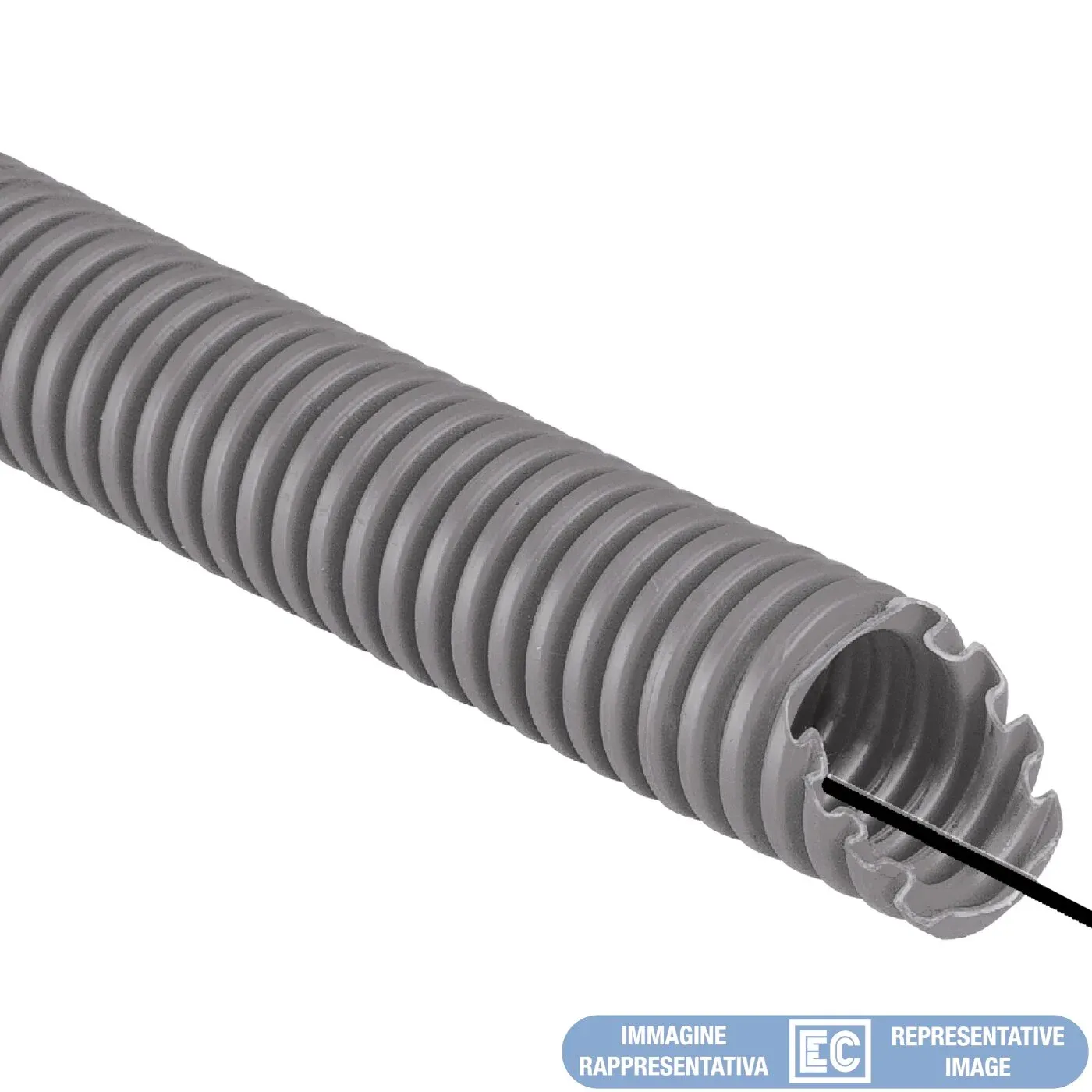 Gaine ICTA 3422 Ø25 — couronne 100 m — avec tire-fil — image 1