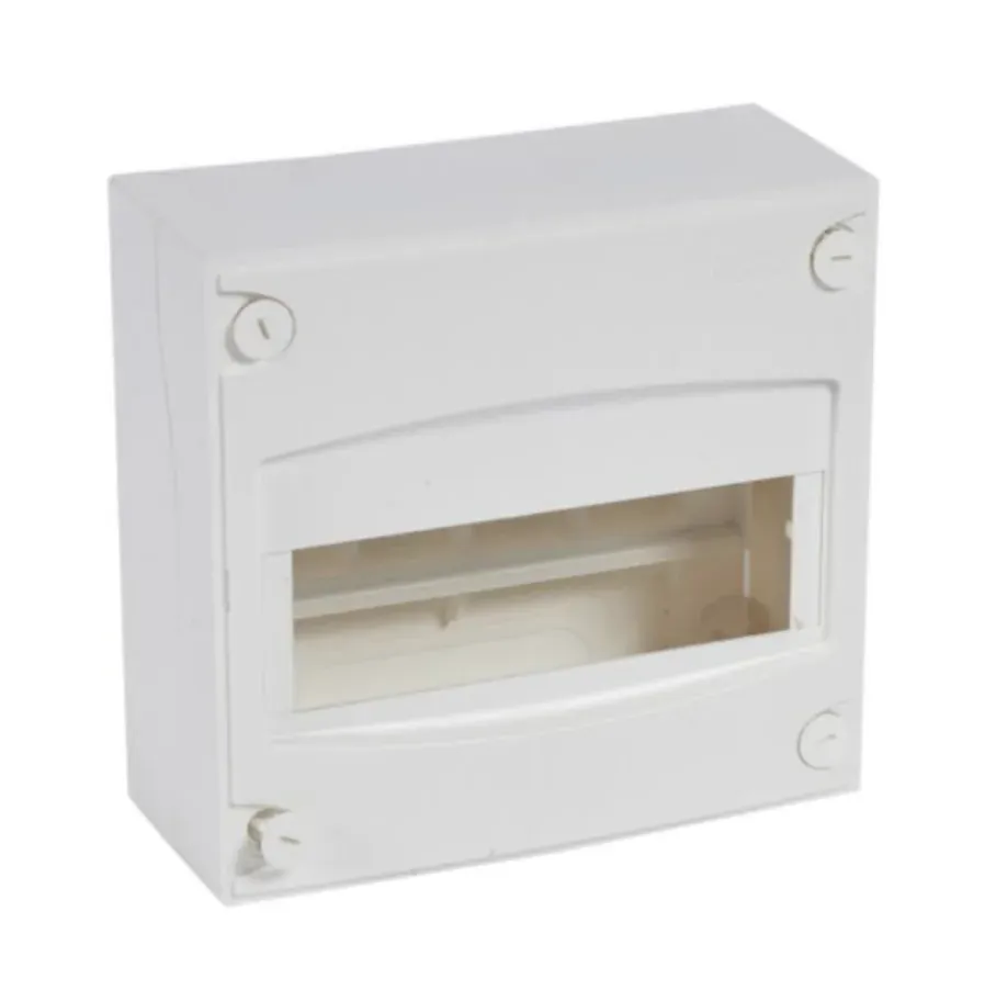 Coffret cache-bornes saillie — 1 rangée × 9 modules — IP30/IK05 — image 1