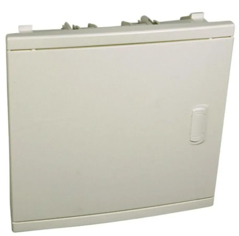 Coffret encastré — 1 rangée × 12+2 modules — porte galbée blanche — IP40 IK07 — image 1