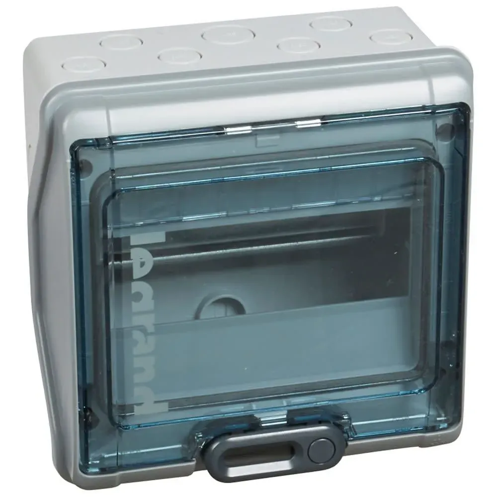 Coffret étanche Plexo³ — 1 rangée × 8 modules — IP65 — IK09 — image 1