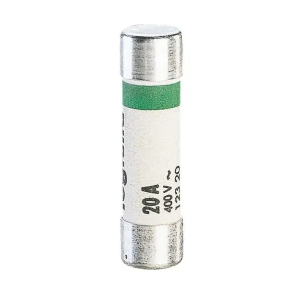 Cartouche cylindrique domestique 8,5×31,5 mm — 20 A — sans voyant — image 1