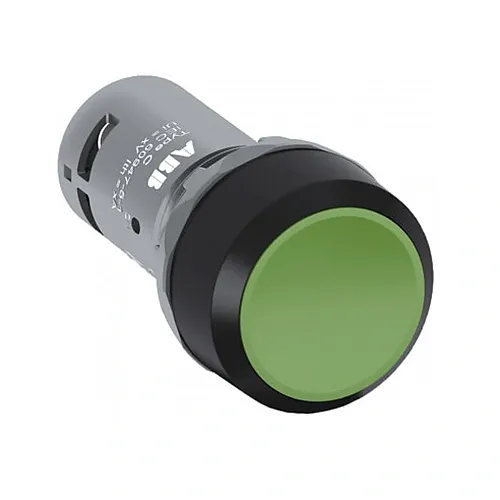 Bouton-poussoir d'impulsion affleurant CP1 — vert — 1 NO — Ø 22 mm — IP66 — image 1