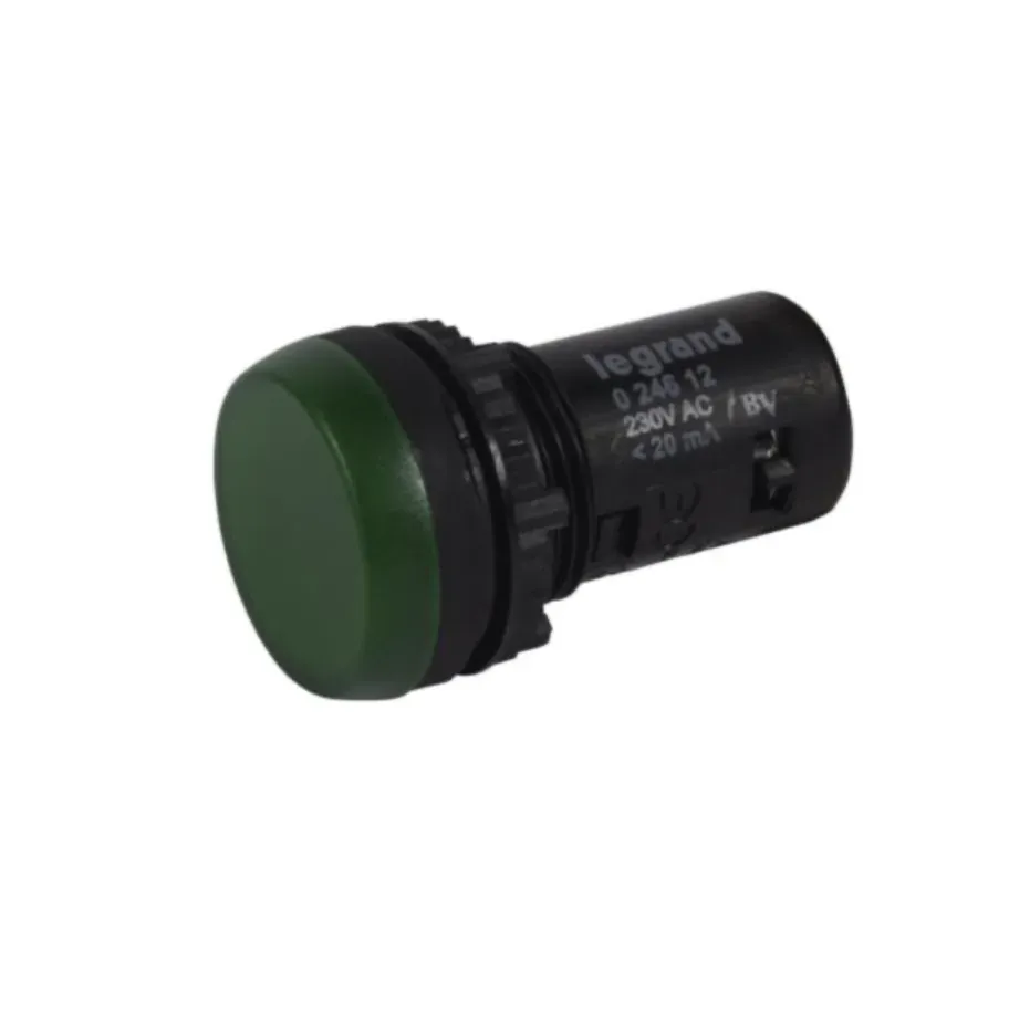 Voyant LED monobloc vert — 230 V — IP69 — Ø22 — image 1