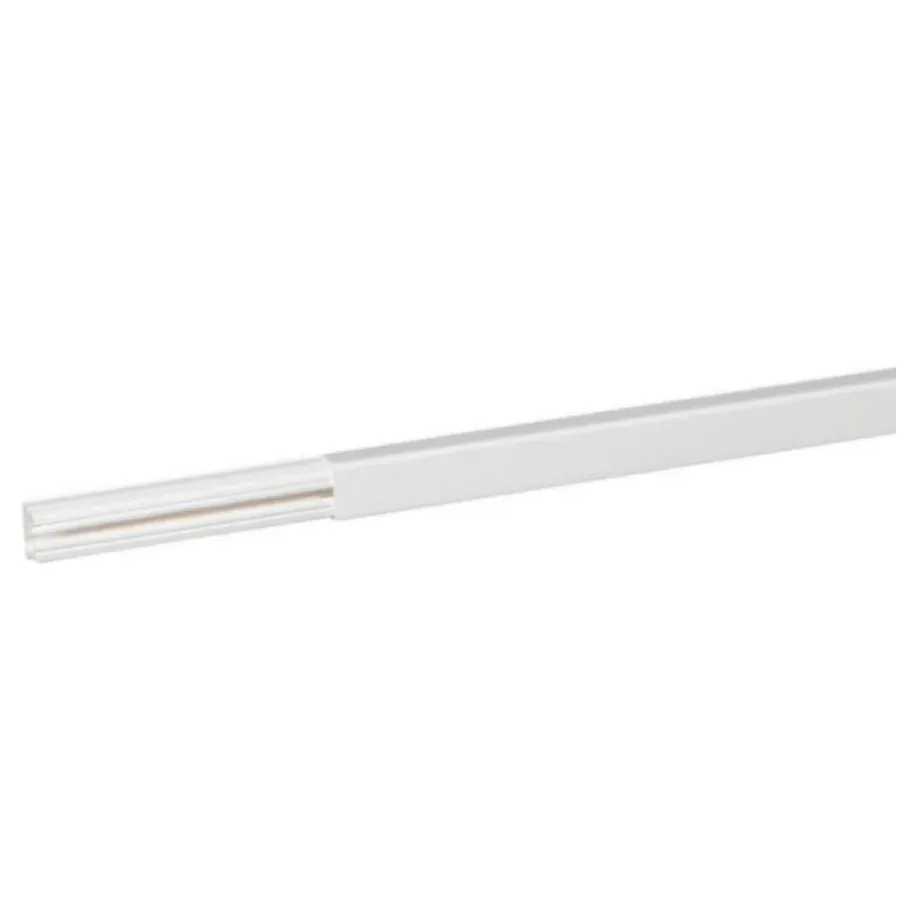 Moulure DLPplus 20×12,5 mm — 1 compartiment — 2,1 m — blanc — image 1