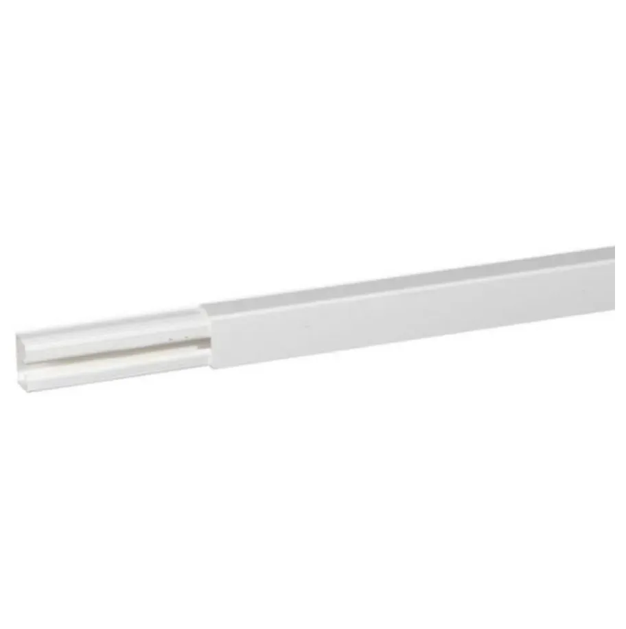 Moulure DLPplus 32×20 mm — 1 compartiment — L 2,1 m — blanc — image 1