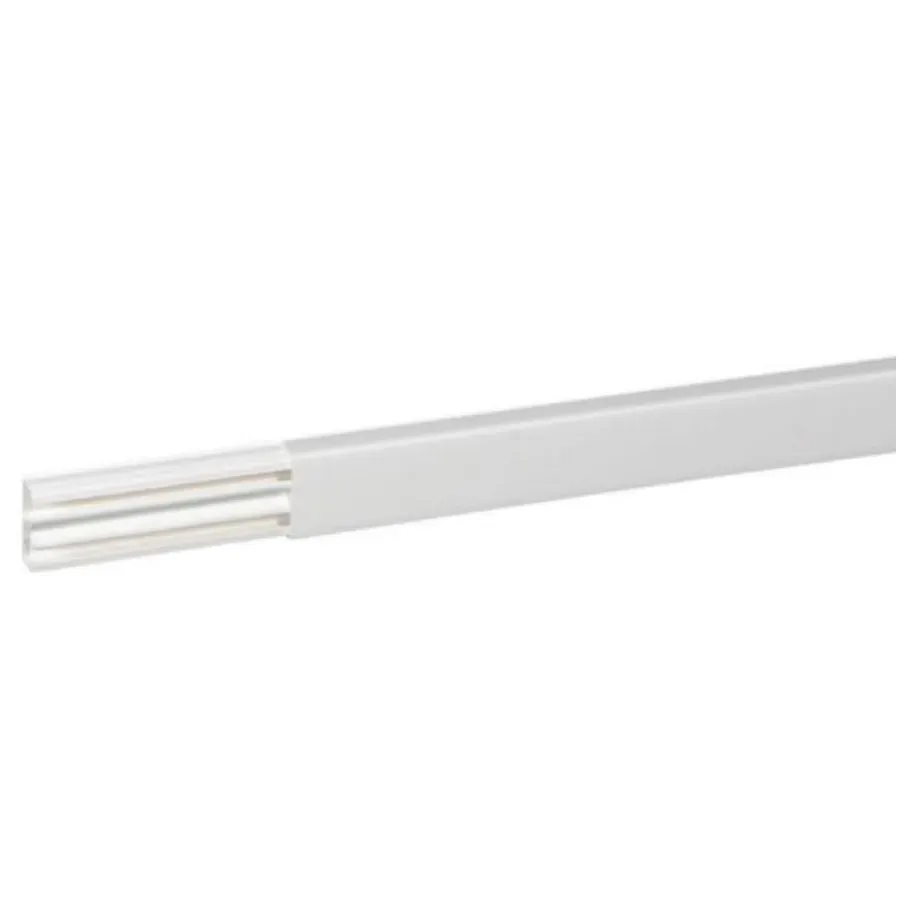 Moulure DLPplus 40×16 mm — 2 compartiments — L 2,1 m — blanc — image 1