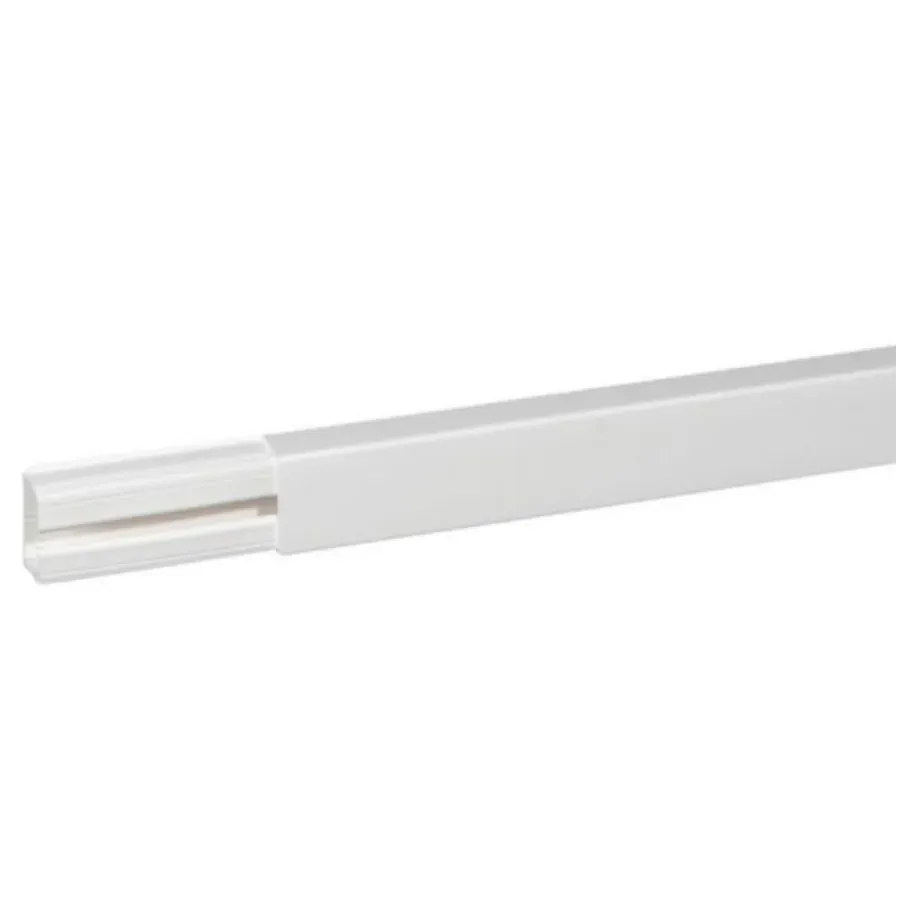 Moulure DLPplus 40×20 mm — 1 compartiment — L 2,1 m — blanc — image 1