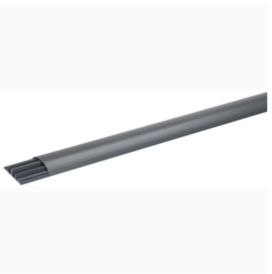 Passage de plancher 92×20 mm — 4 compartiments — 2 m — gris anthracite RAL7016 — image 1