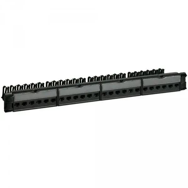 Panneau de brassage 19″ 1U — 24 RJ45 Cat.6A STP — LCS² — image 1