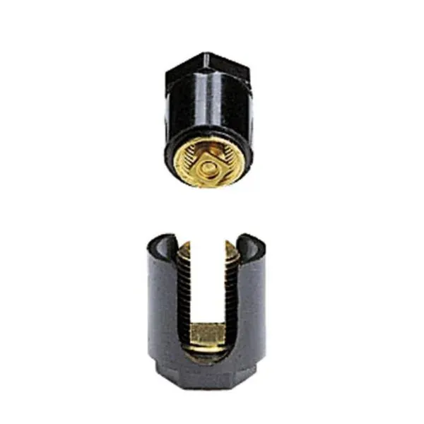 Borne de connexion à écrou 6 pans sans patte — 2×25 mm² — image 1