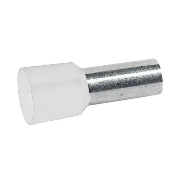 Embout de câblage 16 mm² — collerette isolante — blanc — image 1