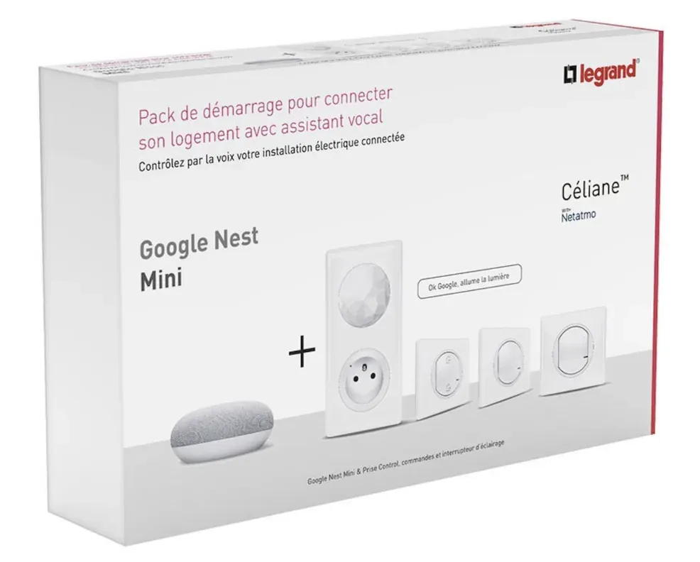 Pack de démarrage connecté Céliane with Netatmo — Google Nest Mini — image 1