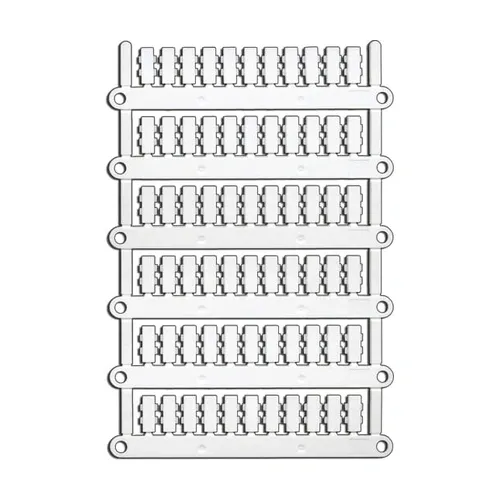 Marqueur de câble clip-on MG2-TDMO-02 — 4×16 mm — blanc — lot de 640 — image 1