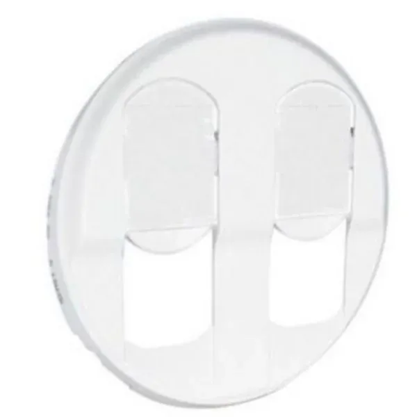 Enjoliveur prise double RJ45 Cat.6 — Blanc — image 1