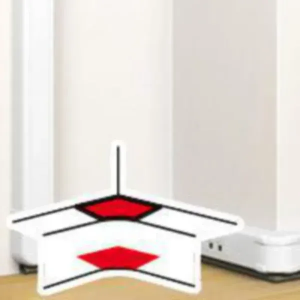 Angle intérieur 90° pour goulotte 50×105 (Mosaic) — blanc — image 1