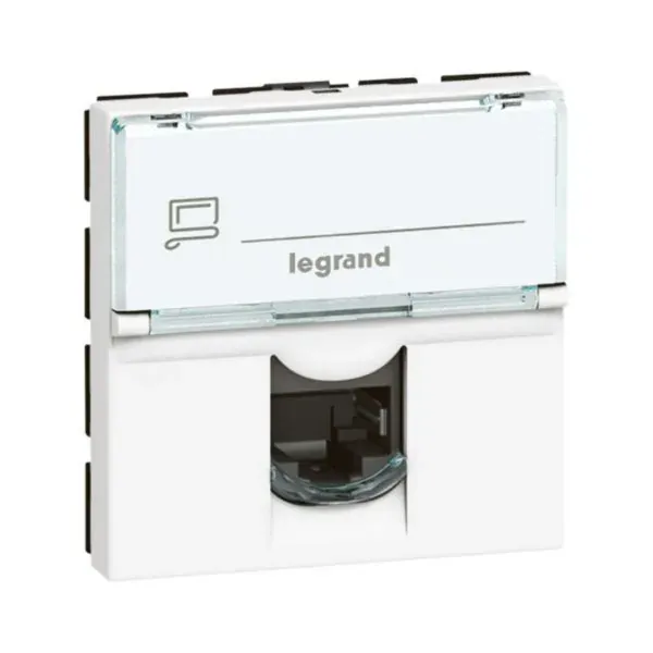 Prise RJ45 Cat6 FTP — 2 modules — blanc — image 1