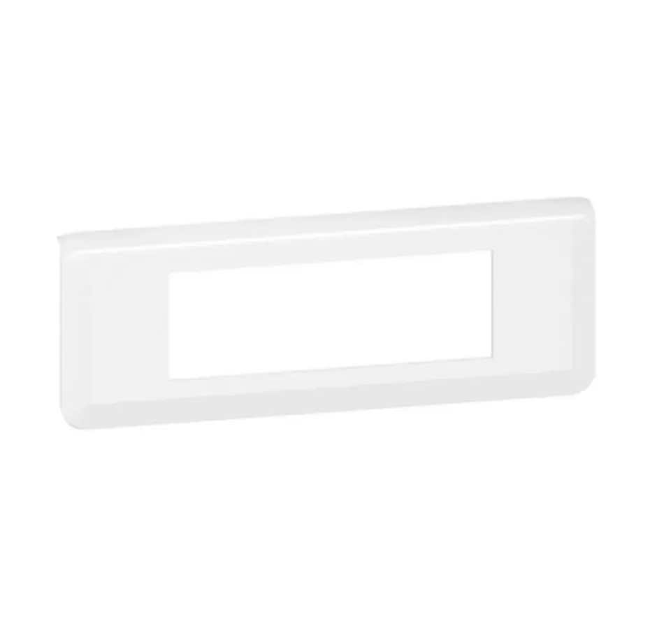 Plaque de finition Mosaic — 1 rangée × 6 modules — blanc — image 1