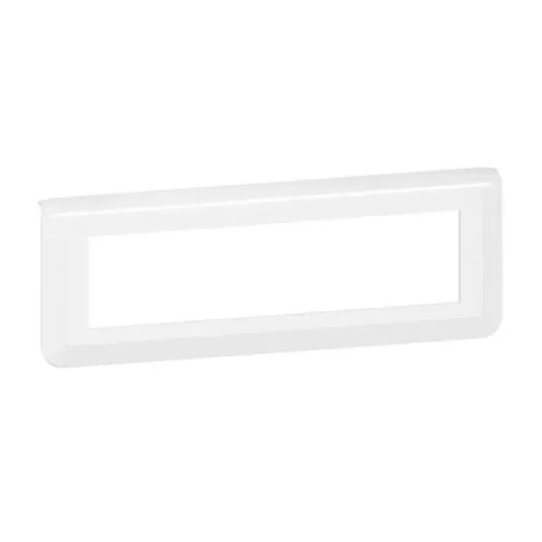 Plaque de finition Mosaic — 1 rangée × 8 modules — blanc — image 1