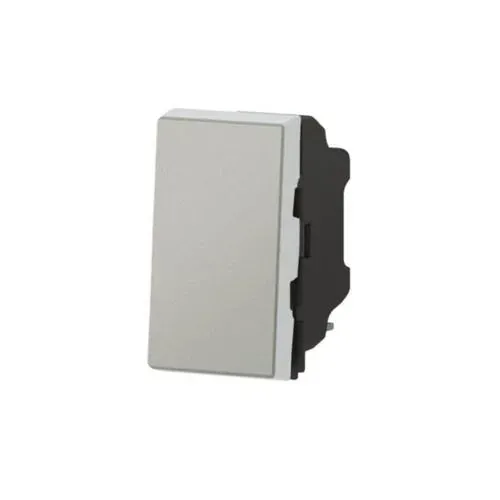 Interrupteur va-et-vient 10 AX — aluminium — image 1