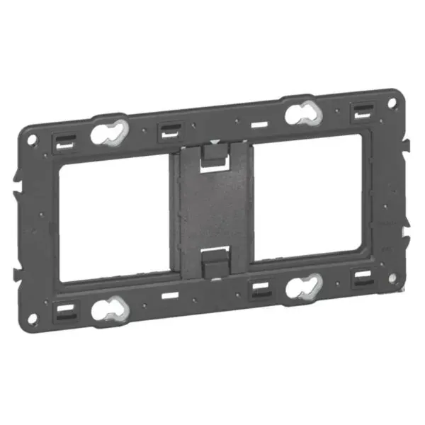 Support universel 2 postes — 1 rangée × 4 modules — image 1