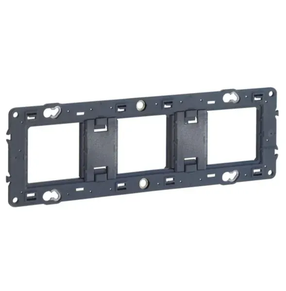 Support universel 3 postes — 1 rangée × 6 modules — image 1