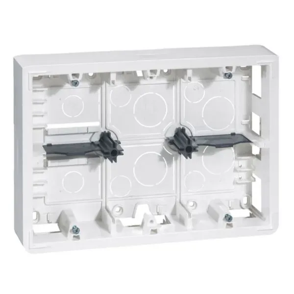 Cadre saillie 2 rangées × 6 modules — P46 mm Mosaic — image 1