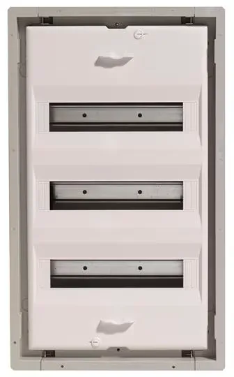 Coffret encastré UK500 — 3 rangées × 12 modules — IP30/IP40 — image 1