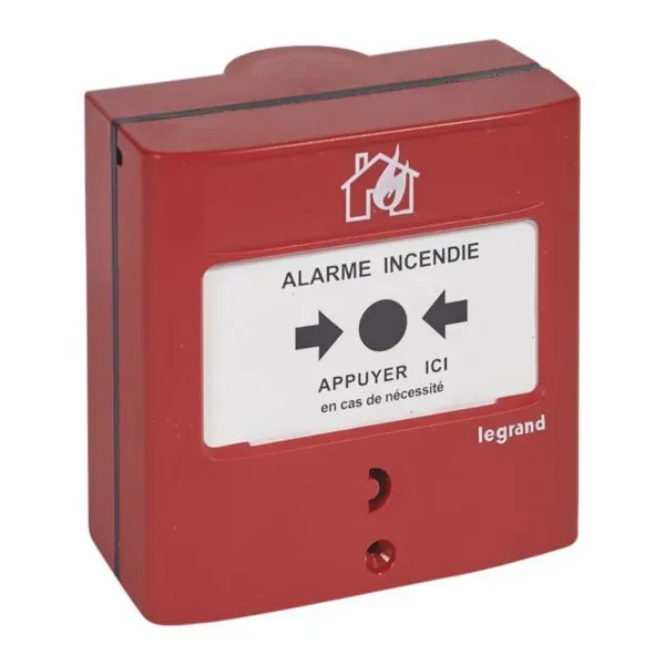 Déclencheur manuel conventionnel — alarme incendie — image 1