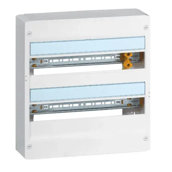 Coffret Drivia — 2 rangées × 18 modules — IP30/IK05 — blanc RAL9003 — image 1