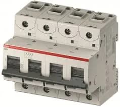 Disjoncteur modulaire haute performance 4P — 80 A — courbe C — 25 kA — image 1