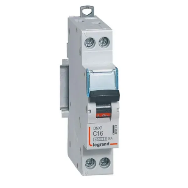 DNX³ 4500 — Disjoncteur 1P+N 16A 6 kA — image 1