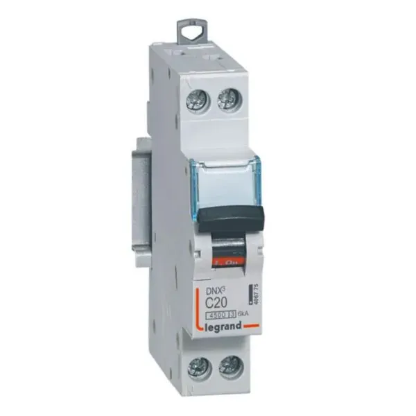DNX³ 4500 — Disjoncteur 1P+N 20A — 6 kA — image 1