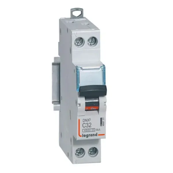DNX³ 4500 — Disjoncteur 1P+N 32A 6 kA — image 1