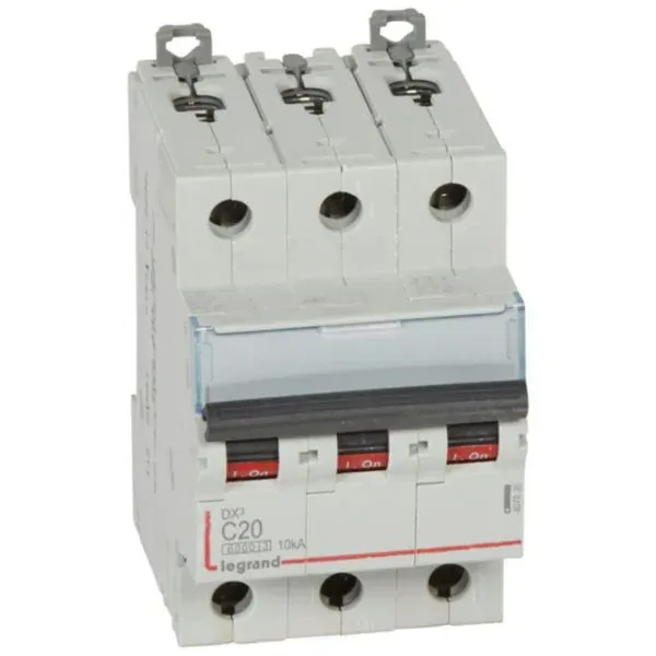 DX³ 6000 — Disjoncteur 3P 20 A courbe C — 10 kA — image 1