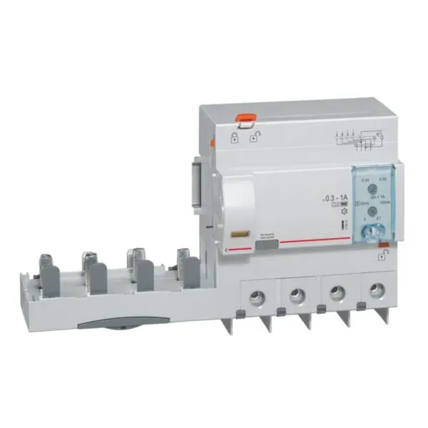 DX³ — Bloc différentiel adaptable type F — 4P 125 A 300 à 1000 mA — image 1