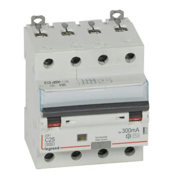 DX³ 6000 — Disjoncteur différentiel 4P 25 A AC 300 mA 10 kA — image 1