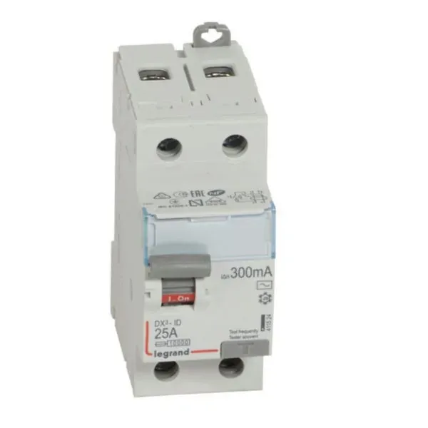 DX³ — Interrupteur différentiel 2P 25 A type AC — 2 modules — image 1
