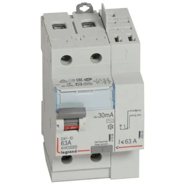 DX³ — Interrupteur différentiel 2P 63 A 30 mA type AC — image 1