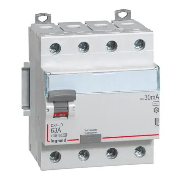 DX³ — Interrupteur différentiel 4P 63 A 30 mA type AC — image 1