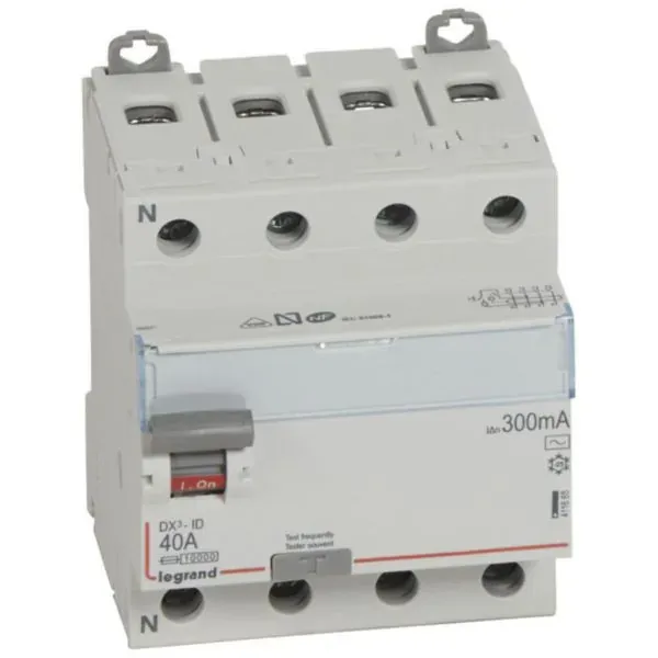 DX³ — Interrupteur différentiel 4P 40 A 300 mA type AC — image 1