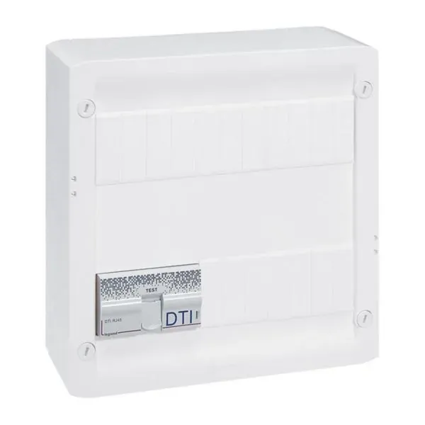 Coffret multimédia basique — brassage 8 RJ45 précâblé — image 1