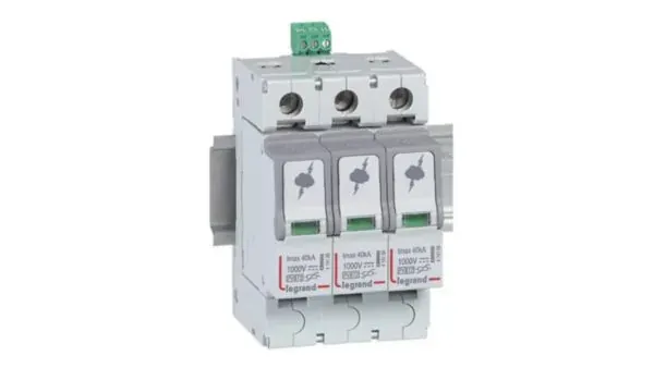 Parafoudre PV type 2 — 2 pôles — 1000 V DC — 3 modules — image 1